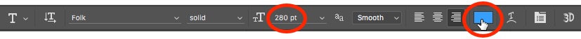 4 - Type Tool Options