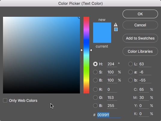 5 - Photoshop Colour Picker