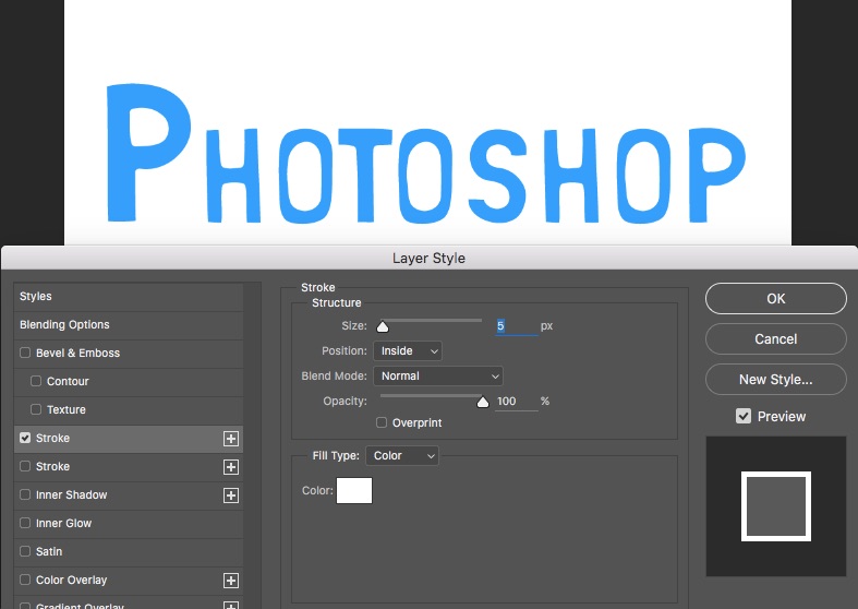 7 - Stroke Layer Effect