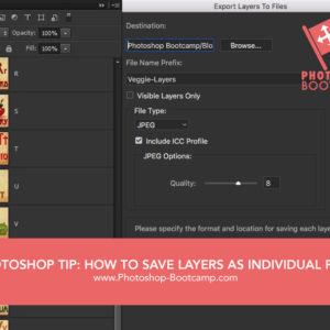 PHOTOSHOP TIP: HOW TO SAVE LAYERS AS INDIVIDUAL FILES