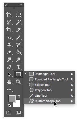 3-Select-The-Custom-Shape-Tool