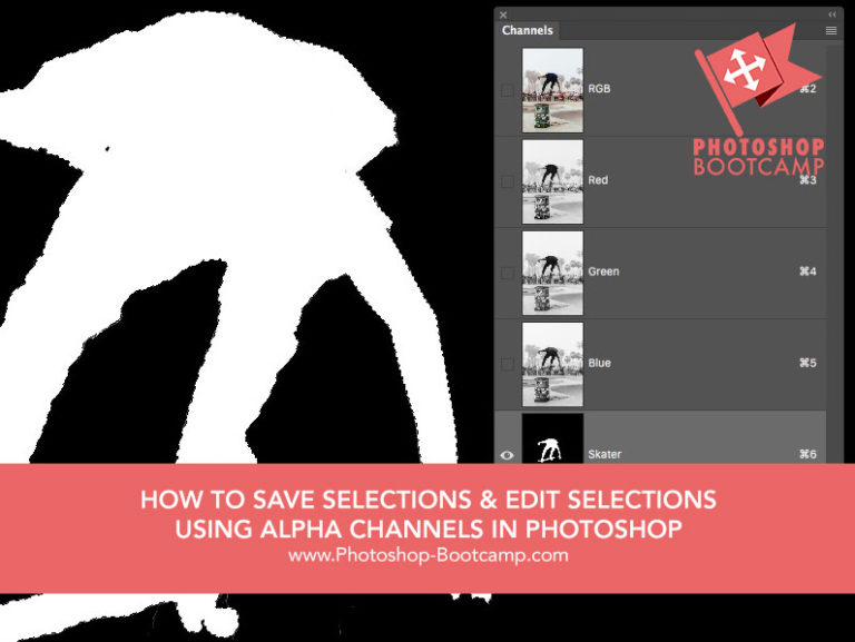 HOW TO SAVE SELECTIONS & EDIT SELECTIONS USING ALPHA CHANNELS IN PHOTOSHOP