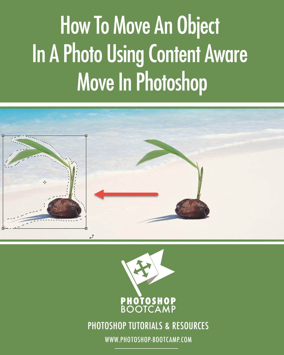 How To Move An Object In A Photo Using Content Aware Move In Photoshop