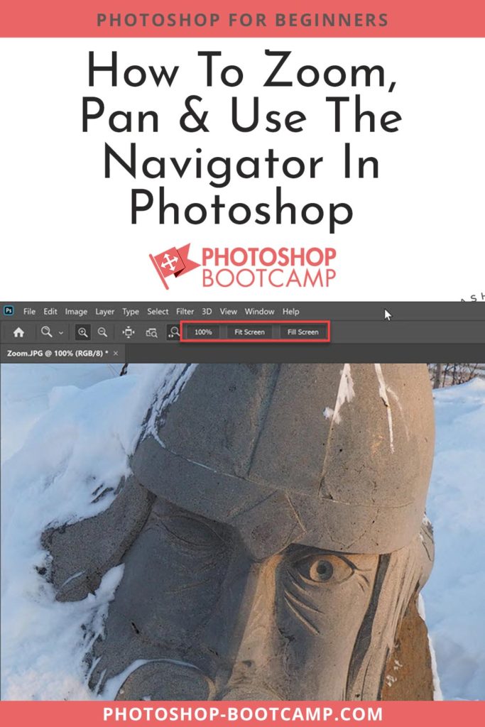 How To Zoom Pan And Use The Navigator In Photoshop