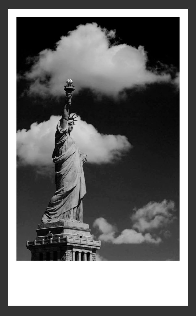 Black And White Statue Of Liberty Jennifer Farley Photoshop