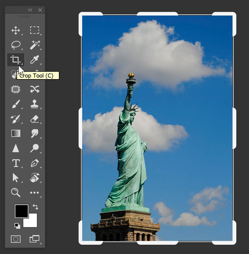 Photoshop - Crop Tool