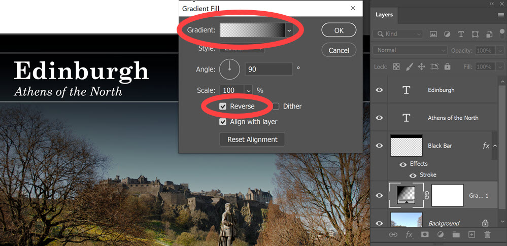 How To Edit A Gradient In Photoshop