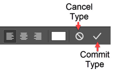 5 - Commit Type Cancel Type