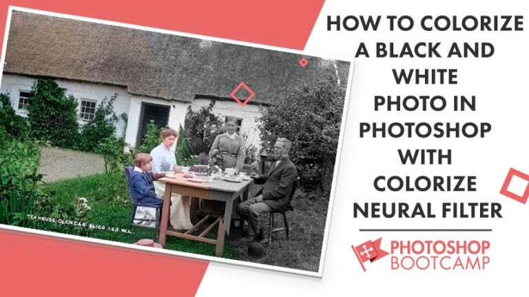 How To Colorize A Photo In Photoshop With Colorize Neural Filter - Photoshop Bootcamp